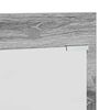 vidaXL Fali Kabáthorog polcokkal Szürke Sonoma 90 x 10 x 50 cm Faanyag