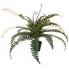 vidaXL Mesters&eacute;ges Fern Fa Z&ouml;ld 58 x 13 x 60 cm Sz&ouml;vet &eacute;s PE