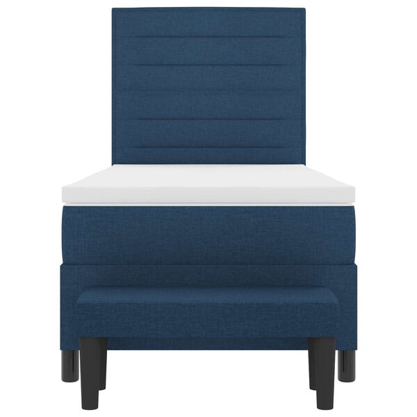 vidaXL Boxrug&oacute;s &aacute;gy matracmal fejt&aacute;ml&aacute;val K&eacute;k 80 x 200 cm sz&ouml;vet