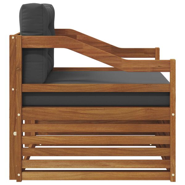 vidaXL K&uuml;lt&eacute;ri kanap&eacute; szett T&ouml;m&ouml;r Ak&aacute;cfa Term&eacute;szetes