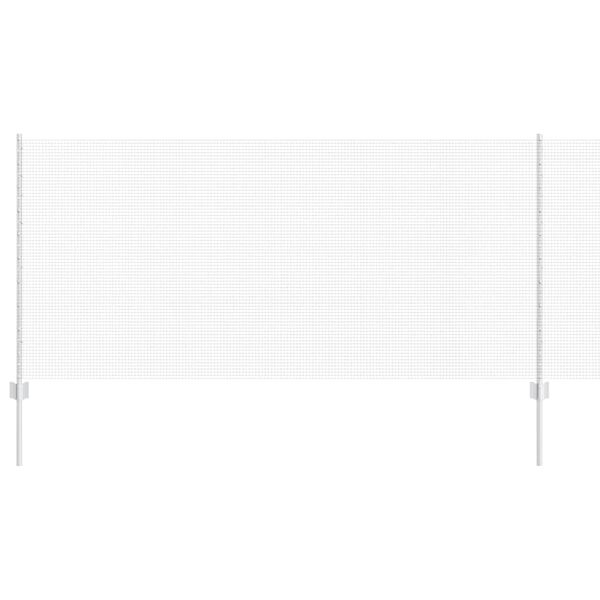 vidaXL Ker&iacute;t&eacute;s oszlopokkal Ez&uuml;st 1 x 50 m Ac&eacute;l