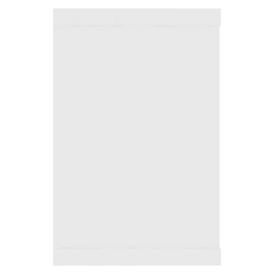 vidaXL 6 db fehér forgácslap fali kockapolc 60 x 15 x 23 cm