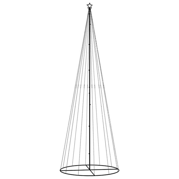 vidaXL k&uacute;p alak&uacute; kar&aacute;csonyfa 732 k&eacute;k LED-del 100 x 300 cm