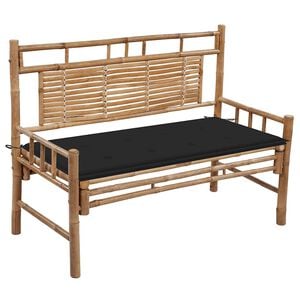 vidaXL bambusz kerti pad p&aacute;rn&aacute;val 120 cm