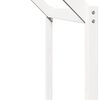 vidaXL fehér tömör fenyőfa galériaágy létrával és tetővel 80 x 200 cm