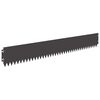 vidaXL Fűszeg&eacute;lyez&eacute;s 20 db 103 x 15 cm Ac&eacute;l Fekete