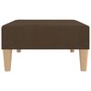 vidaXL barna szövet lábzsámoly 78 x 56 x 32 cm