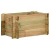 vidaXL Kertemelt Z&ouml;lds&eacute;g&aacute;gy Z&ouml;ld 80 x 80 x 32 cm T&ouml;m&ouml;r Fenyőfa