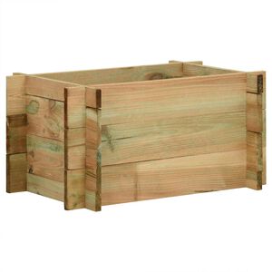 vidaXL Kertemelt Z&ouml;lds&eacute;g&aacute;gy Z&ouml;ld 80 x 80 x 32 cm T&ouml;m&ouml;r Fenyőfa