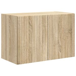 vidaXL TV Fali Szekr&eacute;ny 59,5 x 31 x 40 cm Sonoma t&ouml;lgy Szerelt Fa