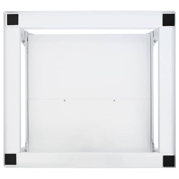 vidaXL feh&eacute;r mos&oacute;g&eacute;ptart&oacute; &aacute;llv&aacute;ny kih&uacute;zhat&oacute; polccal