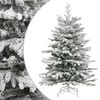 vidaXL csukl&oacute;p&aacute;ntos műkar&aacute;csonyfa h&oacute;val 210 cm