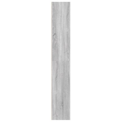 vidaXL 5-szintes szürke sonoma szerelt fa könyvszekrény 60x30x189 cm
