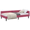 vidaXL Sarok&aacute;gy keret fejt&aacute;ml&aacute;val Bord&oacute; 100 cm x 200 cm B&aacute;rsony