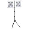 vidaXL C&eacute;lt&aacute;bla &aacute;llv&aacute;ny Fekete &eacute;s Feh&eacute;r 82,5 x 51 x 150 cm F&eacute;m