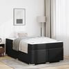 vidaXL &Aacute;gykeret matracmal Fekete 120 x 200 cm sz&ouml;vet