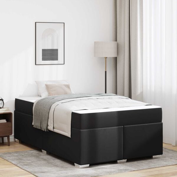 vidaXL &Aacute;gykeret matracmal Fekete 120 x 200 cm sz&ouml;vet