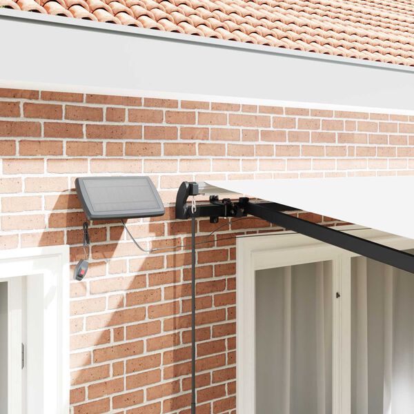 vidaXL Beh&uacute;zhat&oacute; napellenző Feh&eacute;r 350 x 250 cm sz&ouml;vet