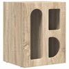 vidaXL &Eacute;jjeli asztal ELST Sonoma t&ouml;lgy 40 x 35 x 50 cm Szerelt Fa