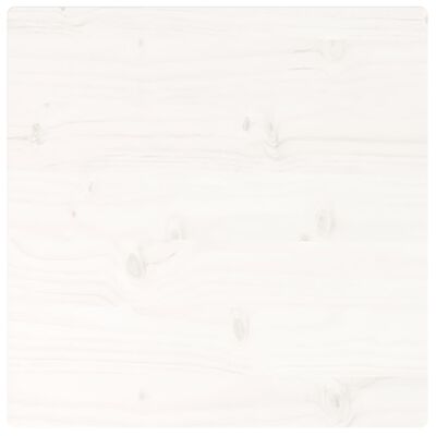 vidaXL fehér tömör fenyőfa ovális asztallap 50x50x2,5 cm