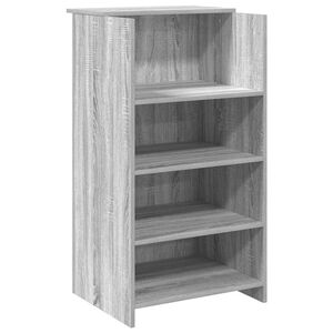 vidaXL recepci&oacute;s pult sz&uuml;rke sonoma 55x50x103,5 cm szerelt fa