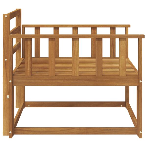 vidaXL K&uuml;lt&eacute;ri k&ouml;z&eacute;pső kanap&eacute; T&ouml;m&ouml;r Ak&aacute;cfa Term&eacute;szetes