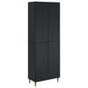 vidaXL Szekr&eacute;ny szett 2 pcs 66 x 34,5 x 95 cm Szerelt Fa