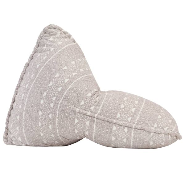 vidaXL vil&aacute;gosbarna foltvarrott sz&ouml;vet babzs&aacute;kkanap&eacute;