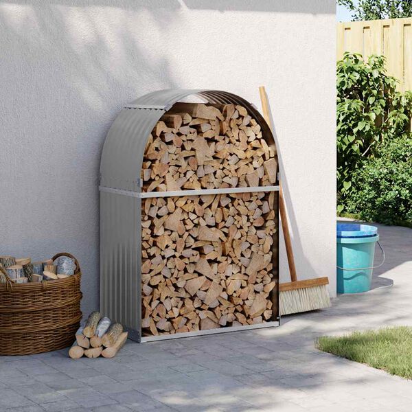 vidaXL vil&aacute;gossz&uuml;rke horganyzott ac&eacute;l r&ouml;nktart&oacute; 80 x 45 x 120 cm