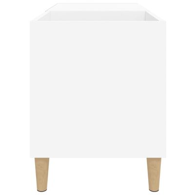 vidaXL fehér szerelt fa hanglemezszekrény 84,5x38x48 cm
