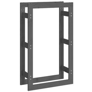 vidaXL sz&uuml;rke t&ouml;m&ouml;r fenyőfa tűzifatart&oacute; &aacute;llv&aacute;ny 60 x 25 x 100 cm