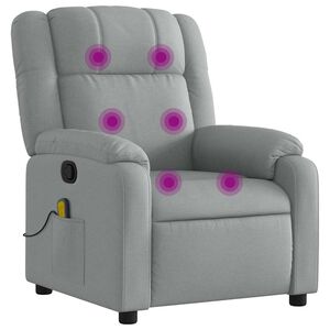 vidaXL vil&aacute;gossz&uuml;rke sz&ouml;vet massz&aacute;zsfotel
