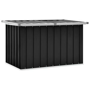vidaXL antracitsz&uuml;rke kerti t&aacute;rol&oacute;l&aacute;da 109 x 67 x 65 cm