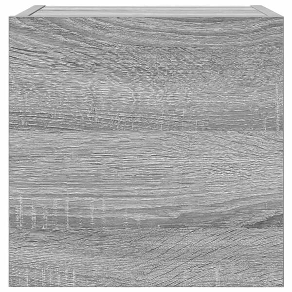 vidaXL szürke sonoma színű fali TV-szekrény 30,5 x 30 x 30 cm