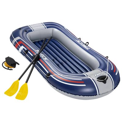 Bestway Hydro-Force kék felfújható csónak evez?kkel és pumpával