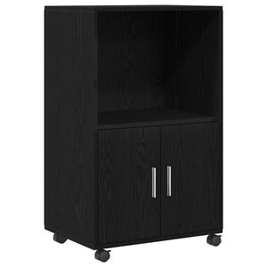 vidaXL Cabinet Fekete t&ouml;lgy 55 x 40 x 82 cm