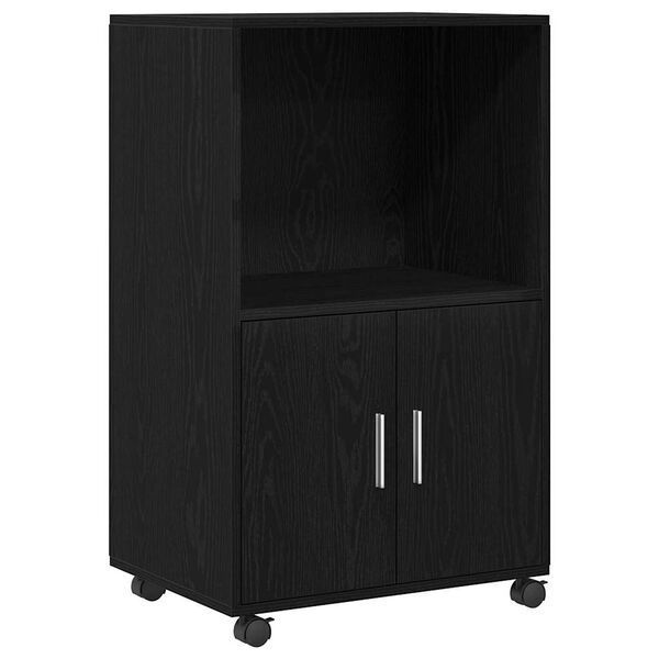 vidaXL Cabinet Fekete t&ouml;lgy 55 x 40 x 82 cm