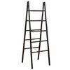vidaXL K&eacute;toldalas takar&oacute; l&eacute;tra Fekete 50 x 50 x 159 cm Bambusz