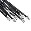 vidaXL K&aacute;bel k&ouml;t&eacute;l 12 db 4,6 x 400 mm Fekete