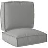 vidaXL Raklap p&aacute;rna k&eacute;szlet Oxford Sz&ouml;vet Sz&uuml;rke 50 x 50 x 12 cm