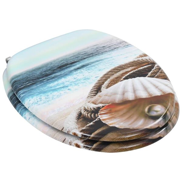 vidaXL 2 db kagyl&oacute;mint&aacute;s MDF WC-&uuml;lőke