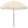 vidaXL Tengerparti napernyő 205 x 205 x 210 cm Poli&eacute;szter &eacute;s ac&eacute;l