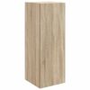 vidaXL Fali szekr&eacute;ny Sonoma T&ouml;lgy 33 x 34,5 x 90 cm Szerelt Fa