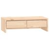 vidaXL t&ouml;m&ouml;r fenyőfa monitor&aacute;llv&aacute;ny 50x27x15 cm