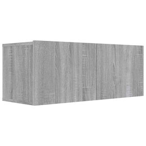 vidaXL sz&uuml;rke sonoma sz&iacute;nű szerelt fa TV-szekr&eacute;ny 80x30x30 cm