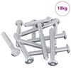 vidaXL Csavar 1800 db Ez&uuml;st M6 x 50 mm Ac&eacute;l