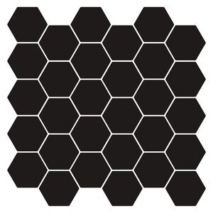 vidaXL Hatsz&ouml;gletű csempe 20 db Fekete 30 x 30 cm Poliuret&aacute;n &eacute;s PET