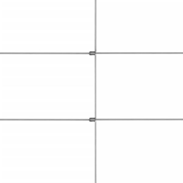 vidaXL ez&uuml;st sz&iacute;nű horganyzott ac&eacute;l kerti ker&iacute;t&eacute;s 50 x 1,6 m