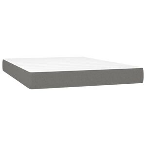 vidaXL s&ouml;t&eacute;tsz&uuml;rke sz&ouml;vet zsebrug&oacute;s &aacute;gymatrac k&ouml;zepes kem&eacute;nys&eacute;gű 140x200x20 cm