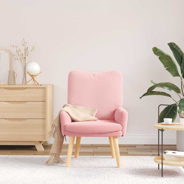 vidaXL karossz&eacute;k R&oacute;zsasz&iacute;n 63 x 67 x 94 cm B&aacute;r&aacute;ny Sz&ouml;vet &eacute;s P&oacute;tlap